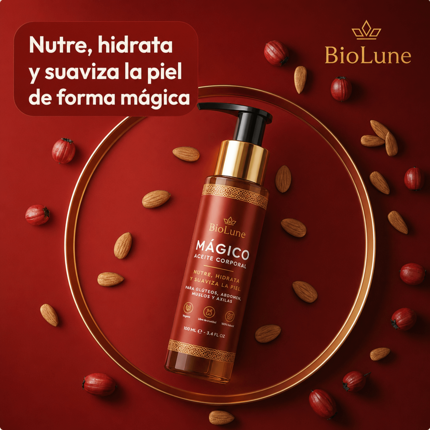Aceite Corporal Mágico | Mejorar tu Suavidad, Elasticidad y Luminosidad