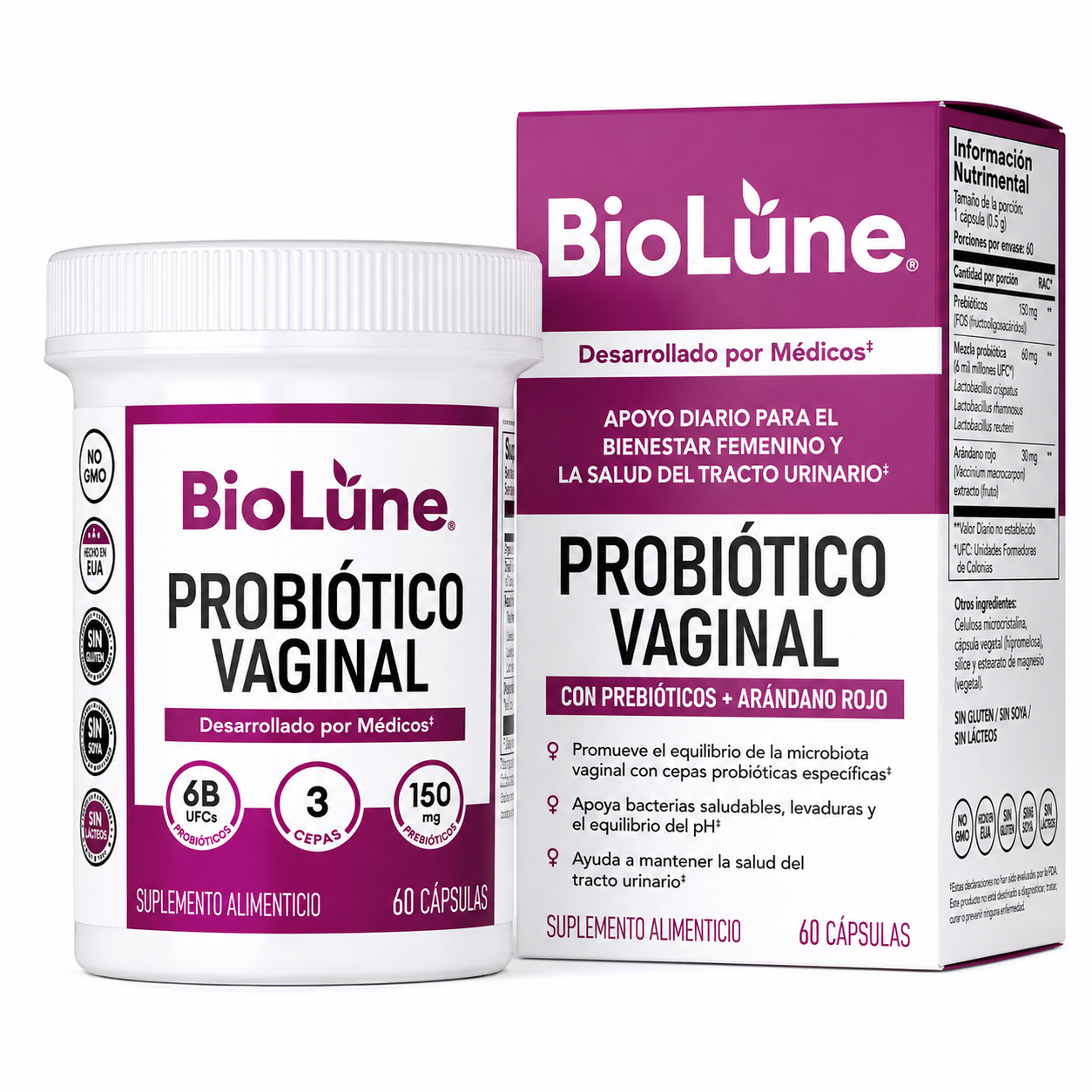Probiótico Vaginal | Equilibrio natural del pH vaginal.
