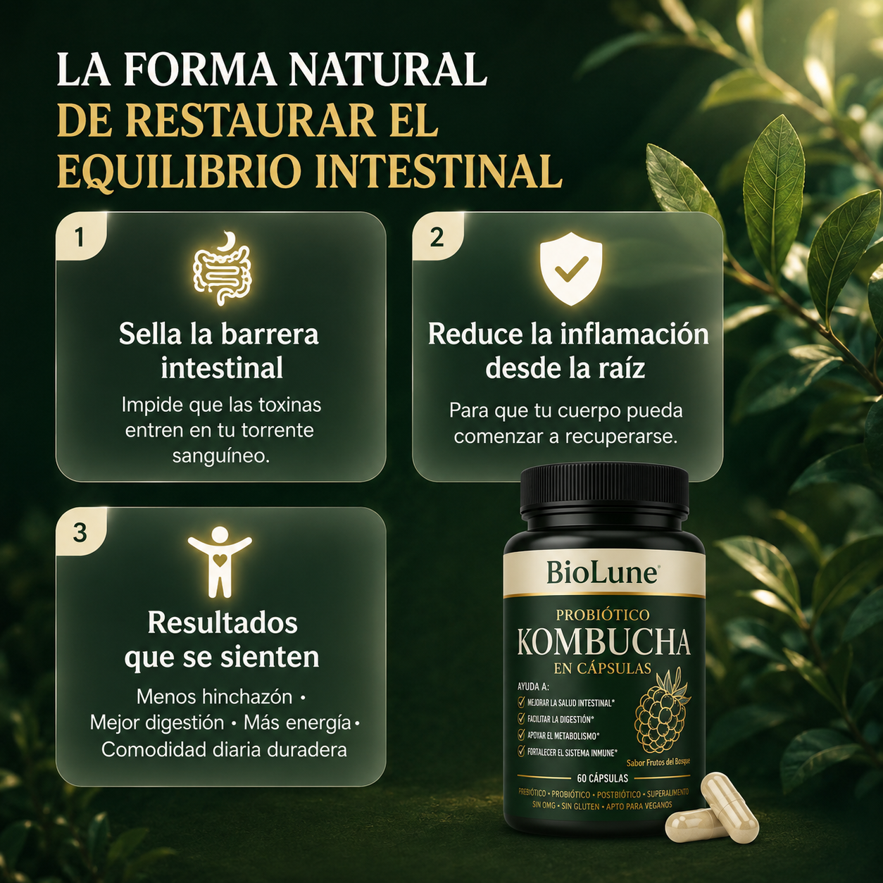 Probiótico Kombucha | Mejora Tu Salud Intestinal