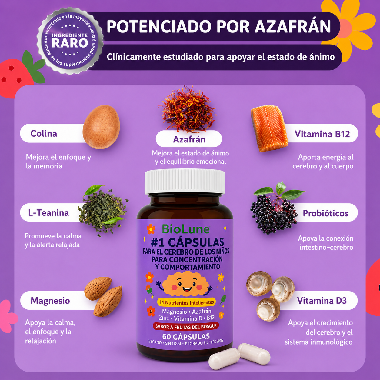 Cápsulas para la concentración | BioLune