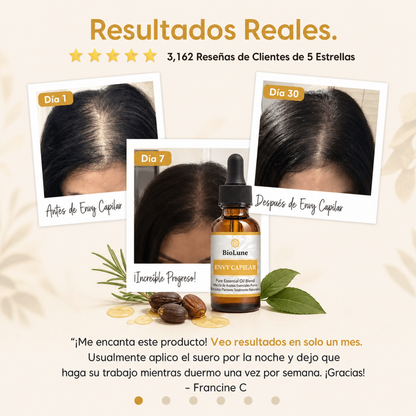Suplemento Capilar | Fortalece el Cabello, Reduce la Caída
