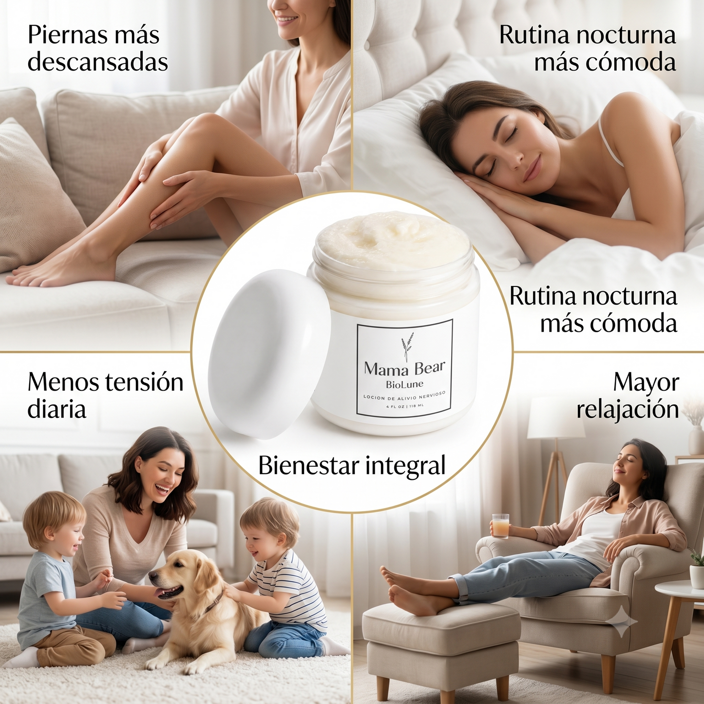 Mama Bear | Alivia la sensación de tensión muscular - Relajar el cuerpo