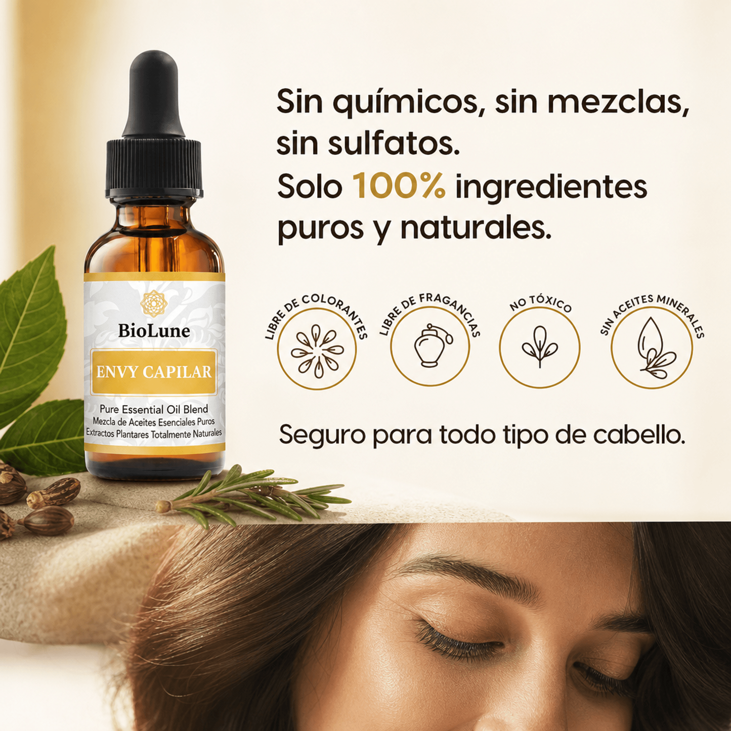 Suplemento Capilar | Fortalece el Cabello, Reduce la Caída
