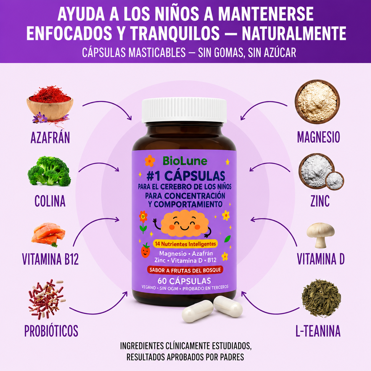 Cápsulas para la concentración | BioLune