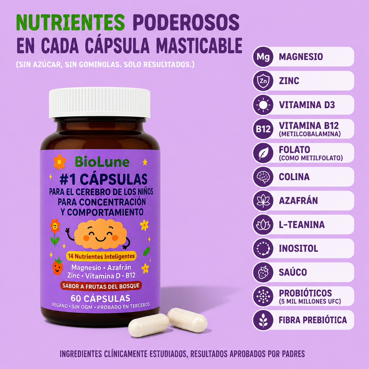 Cápsulas para la concentración | BioLune