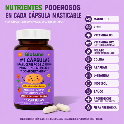 Cápsulas para la concentración | BioLune