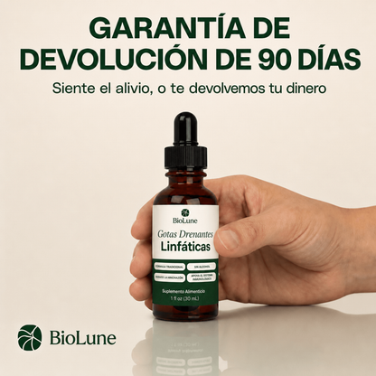 Gotas Drenantes Linfáticas | Reduce la hinchazón, y la retención de líquidos