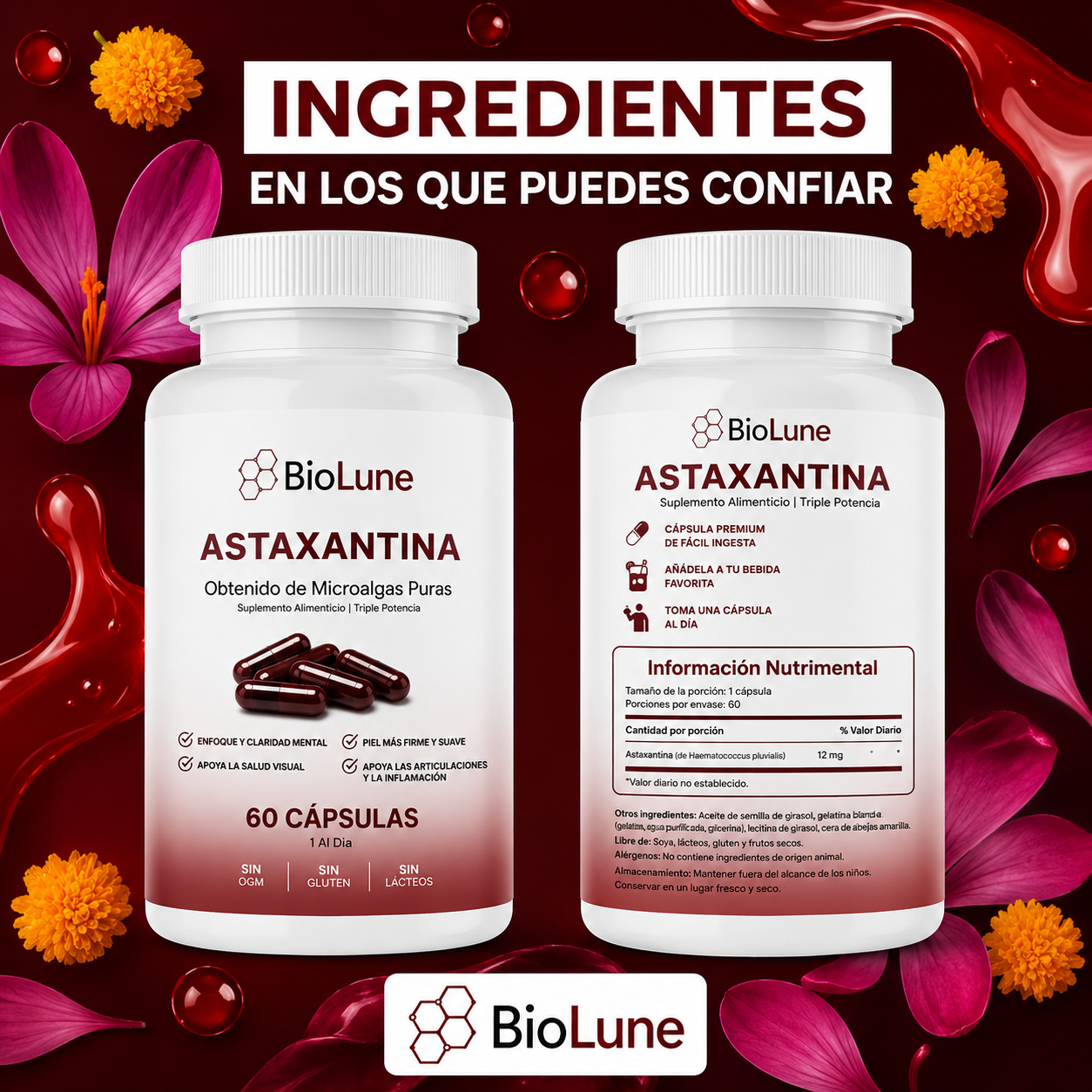 Antioxidante BioLune | Mejora la circulación y flujo sanguíneo