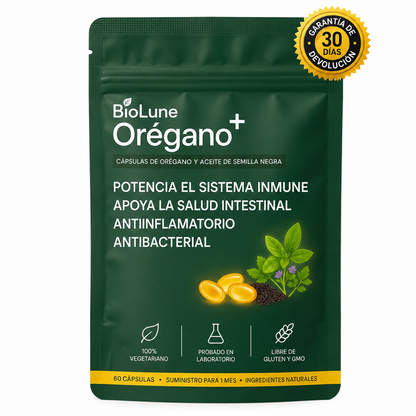 BioLune Orégano+ | Reduce la inflamación - Mejora la salud Intestinal