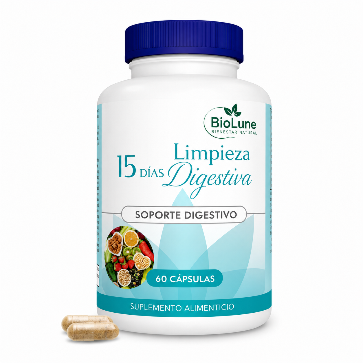15 Days - Limpieza Intestinal | Reduce la hinchazón abdominal - Mejora el tránsito intestinal