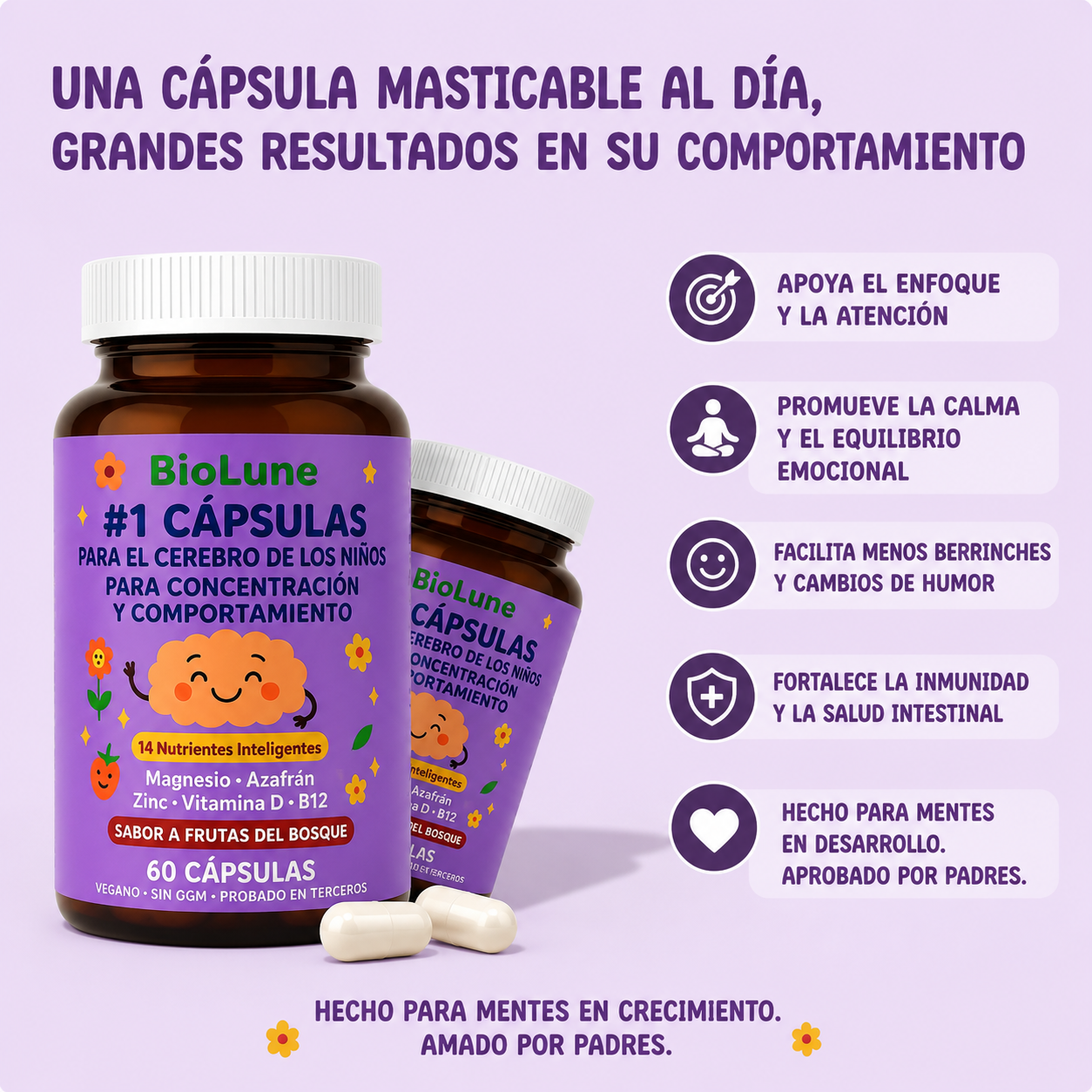 Cápsulas para la concentración | BioLune