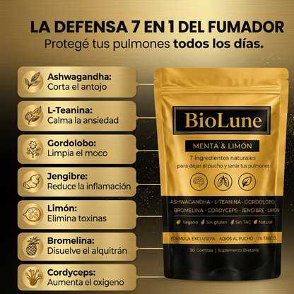 Respira BioLune- Gomitas para Dejar de Fumar