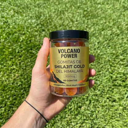 Volcano Power Gold - Gomitas de Shilajit del Himalaya